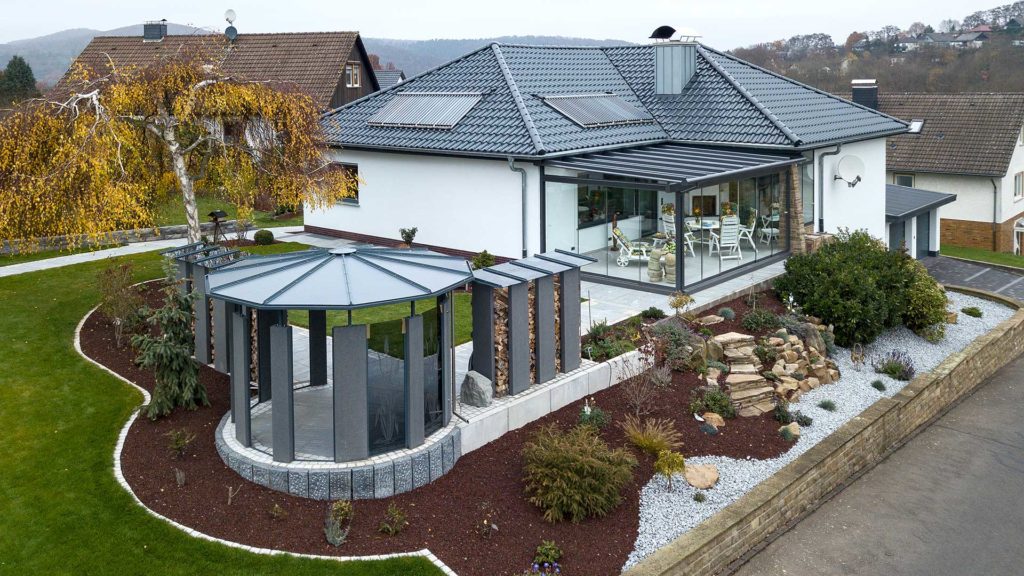 Architekturfotografie, Drohne: Luftaufnahme Haus | Foto: Dieter Eikenberg, imprints