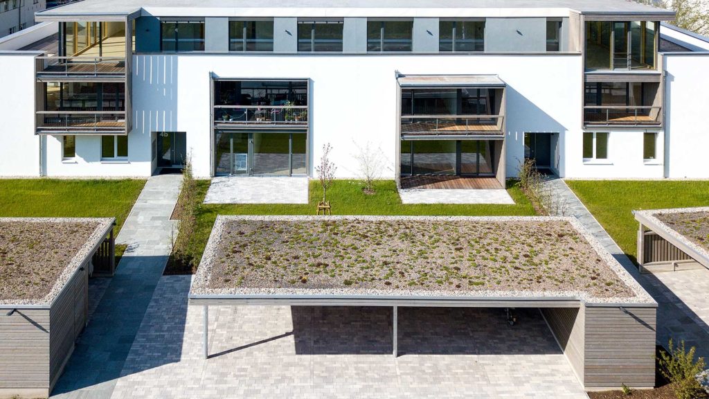 Architekturfotografie, Drohne: Luftaufnahme Neubau | Foto: Dieter Eikenberg, imprints