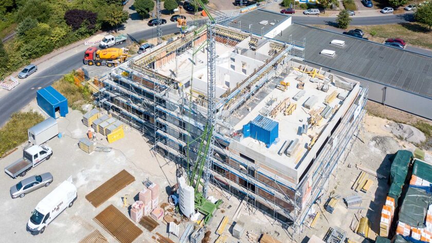 Fotografische Baubegleitung - Bau juristischer Gebäudekomplex