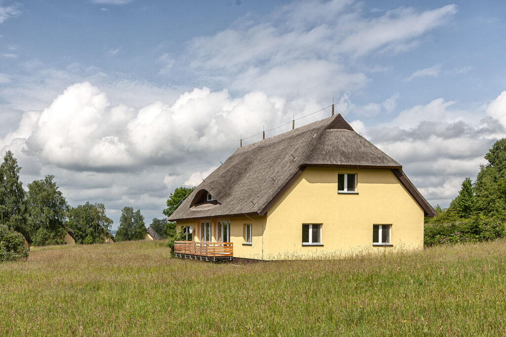 Siedlung auf der Insel Vilm