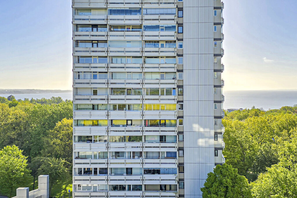Aussicht Wohnklotz